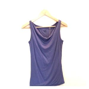 Indigo sleeveless shirt from Toad & Co.